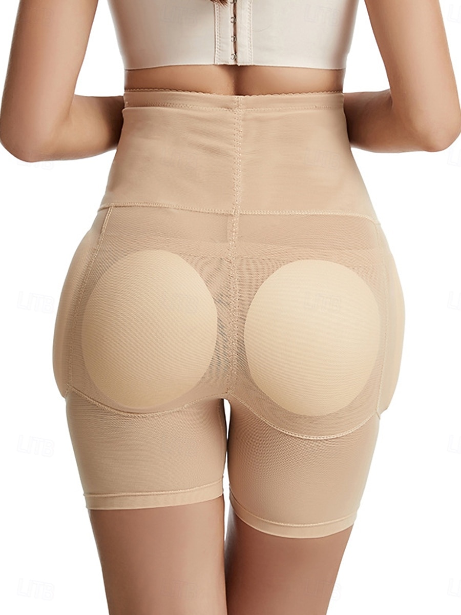 Női Alakformáló ruha Alakformáló ruha Rövid Magas derék Sima Elasztikus derékpánt Mekano Kényelmes Nyúlós Jóga Bőrszínű Fekete Nyár Tavasz Karcsúsított 2025 - $13.99 –P9