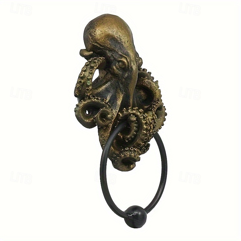 Heurtoir de porte pieuvre en résine non électrique - figurine décorative sur le thème d'Halloween pour une utilisation intérieure/extérieure dans différents types de pièces de 2025 ? $26.99 –P6