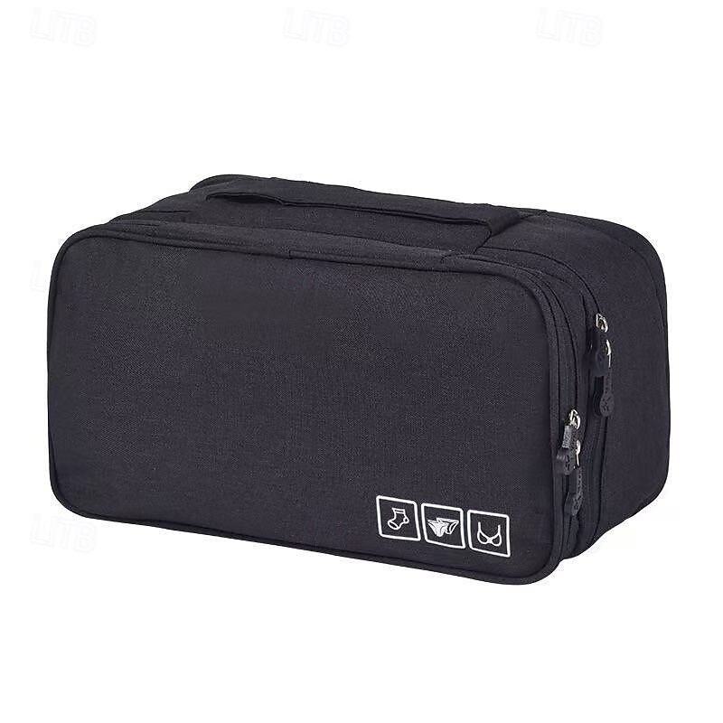 bolsa de viagem para guardar sutiãs e meias, organizador leve multicamadas com fecho de zíper, tecido durável, roxo, lavável à mão, várias cores disponíveis de 2025 por $15.49 –P7