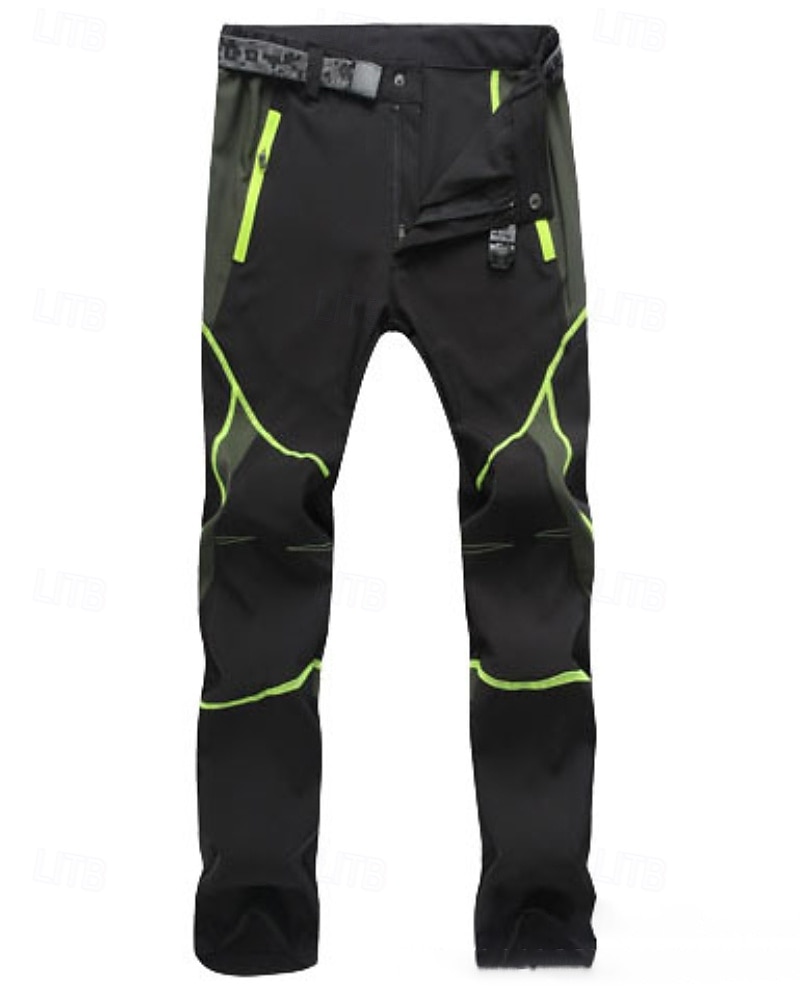 Муж. Штаны для туризма и прогулок походные брюки Пэчворк Осень На открытом воздухе Стандартный Водонепроницаемость Быстровысыхающий Легкость Эластичный Нижняя часть Эластичная талия Карман на молнии 2026 - $25.99 –P6