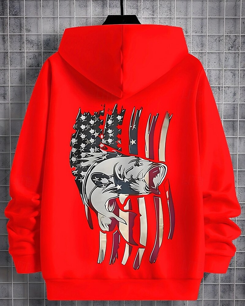 Ragazzi 3D Bandiera Felpa con Cappuccio Manica Lunga Primavera Autunno Moda Streetwear Bambini 4-12 Anni Con cappuccio All'aperto Casuale Quotidiano Vestibilità regolare del 2025 a $18.99 –P2