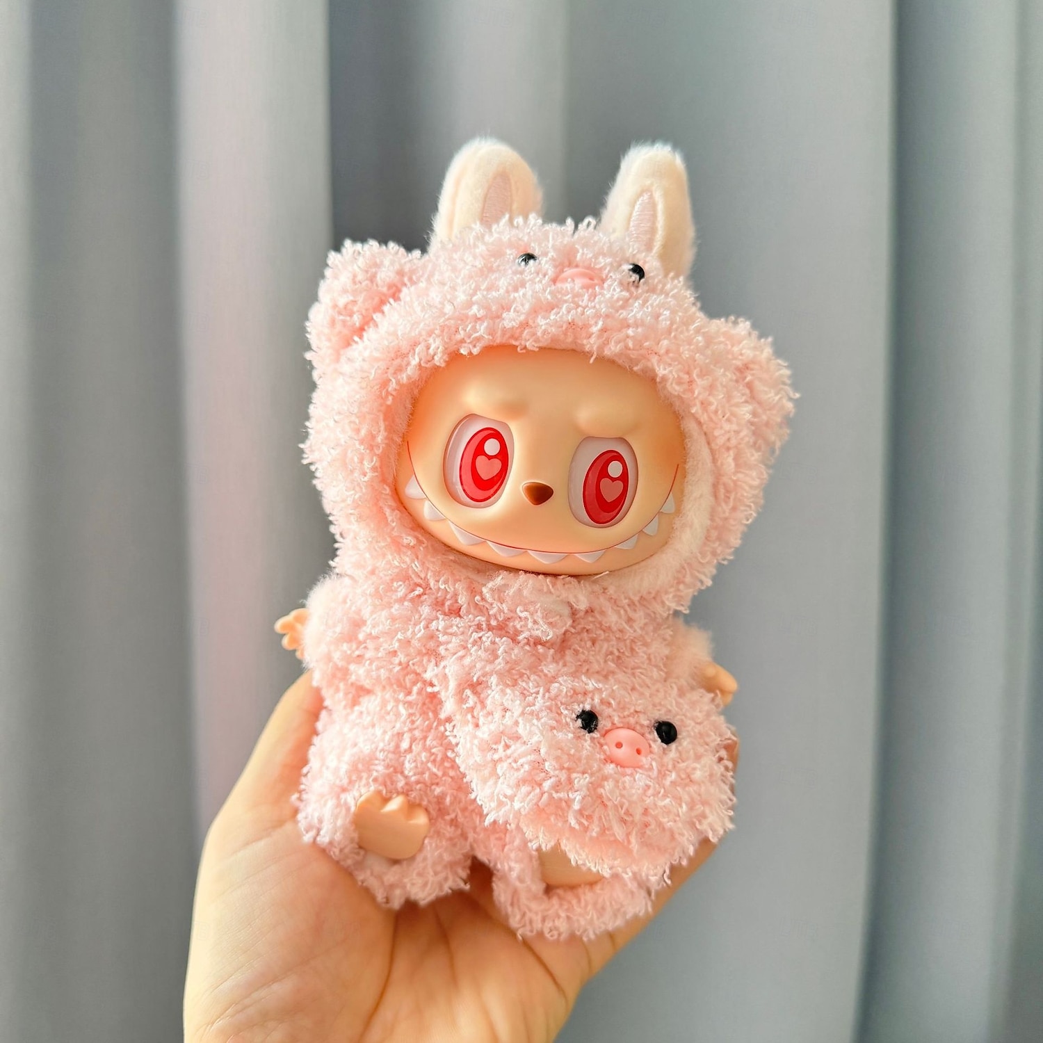 Clothes ForLabubu Dolls  Fluffy Pig Outfit for 17cm Labulabu Dolls Doll Not Included 2025 - $22.99 –P5