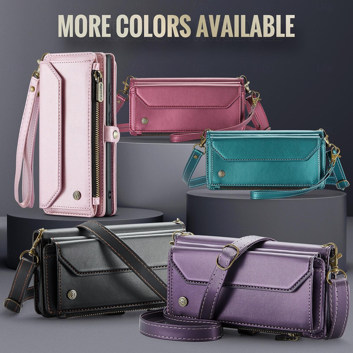 Phone Case For Samsung Galaxy S22 S21 Ultra Plus S20 A56 A36 A16 A55 5G A35 5G A25 A15 Wallet Case with Lanyard with Wrist Strap Kickstand TPU PU Leather 2026 - $28.99 –P1