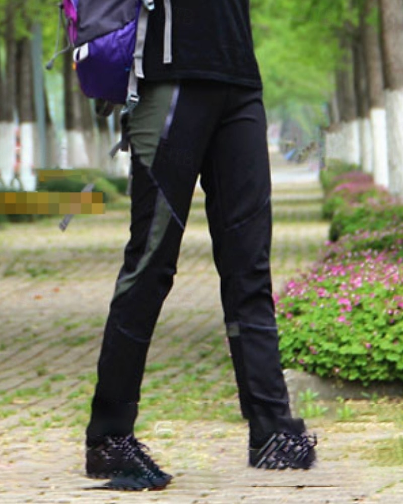 Муж. Штаны для туризма и прогулок походные брюки Пэчворк Осень На открытом воздухе Стандартный Водонепроницаемость Быстровысыхающий Легкость Эластичный Нижняя часть Эластичная талия Карман на молнии 2026 - $25.99 –P4