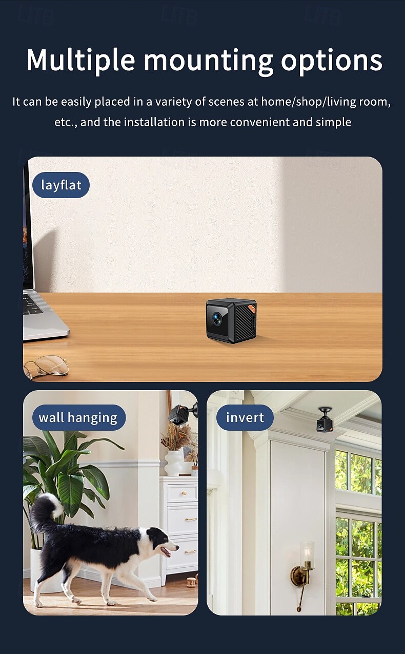 Wireless Surveillance Camera - Two-way Voice Calls Motion Detection Built-in Ap Hotspot No Internet Viewing Required Real-time Home Family And Pet Safety Monitoring 2025 - $35.99 –P10