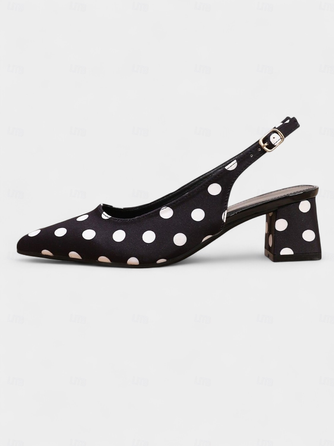 Escarpins à talons compensés et bride arrière à pois pour femmes – chaussures habillées style années 1950 pour les fêtes, le bureau et les événements rétro de 2025 ? $42.99 –P3