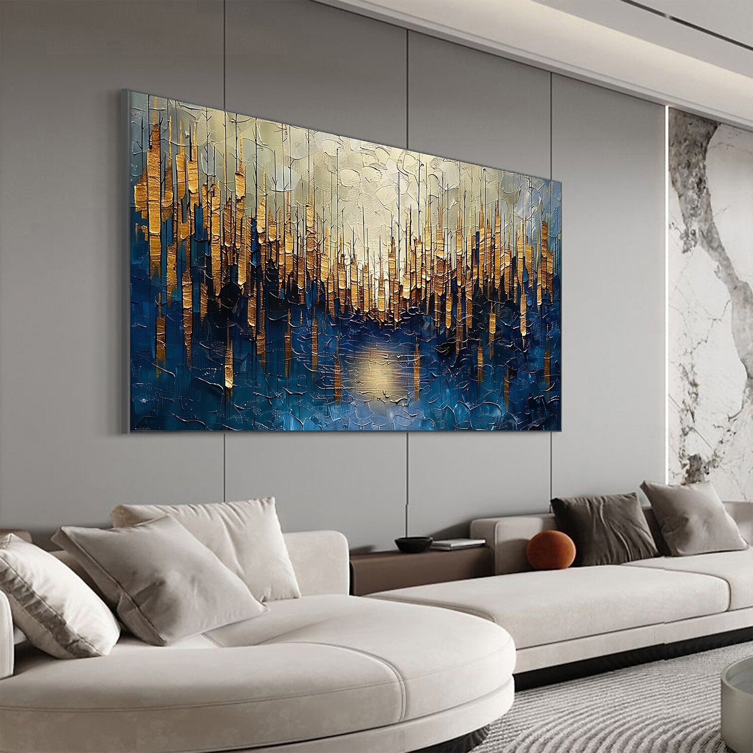 Handmade Original Urban Architecture Oil Painting On Canvas Abstract City Building Wall Art for Home Decor With Stretched Frame Without Inner Frame Painting 2025 - $183.99 –P5