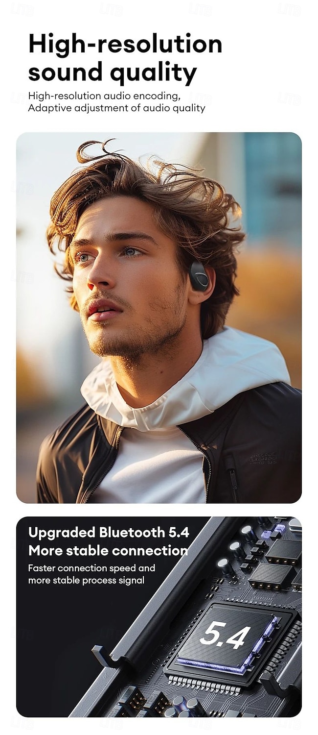 Lenovo Earphones Wireless Bluetooth 5.4 Sport Headset Ear Hook Earbuds Running HD Call Music Headphones X15 Pro Pro4 Valentine's Day Gift 2026 - $41.99 –P7