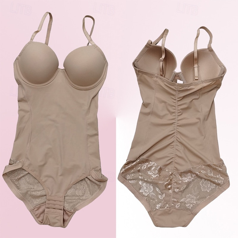 Women Shapewear Lace Plain Elastic For Pilates Dance Fitness 2025 - $15.49 –P7