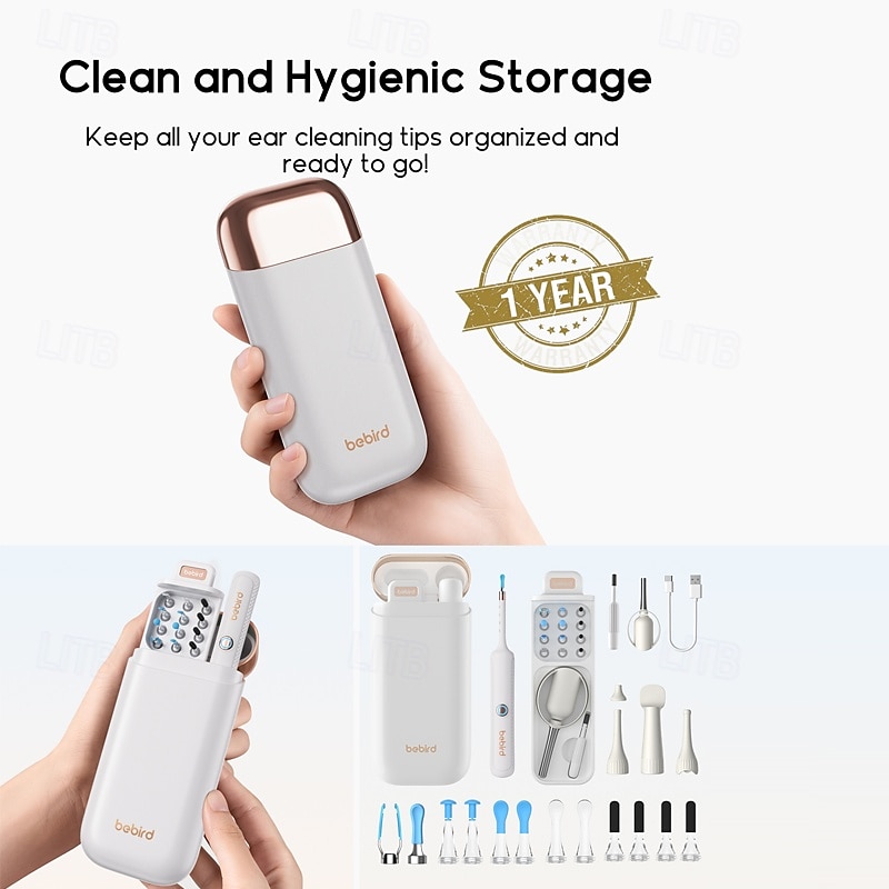 Bebird Earsight Plus R37R Ear Cleaning Camera Wax Removal Tool kit Flexible Earwax Cleaner Scope Otoscope Cam Light Visual Earpick Tweezers Wireless Ear-Wax Remover for Adults & Kids 2025 - $89.99 –P3