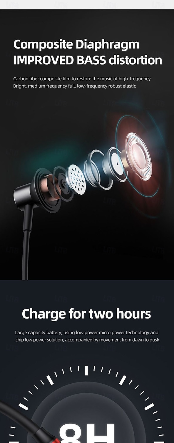 Origial Lenovo HE05X Bluetooth 5.0 Magnetic Absorption In-ear Design Earphones Skin-touching Headset HiFi Sound Headphones 2025 - $18.99 –P5