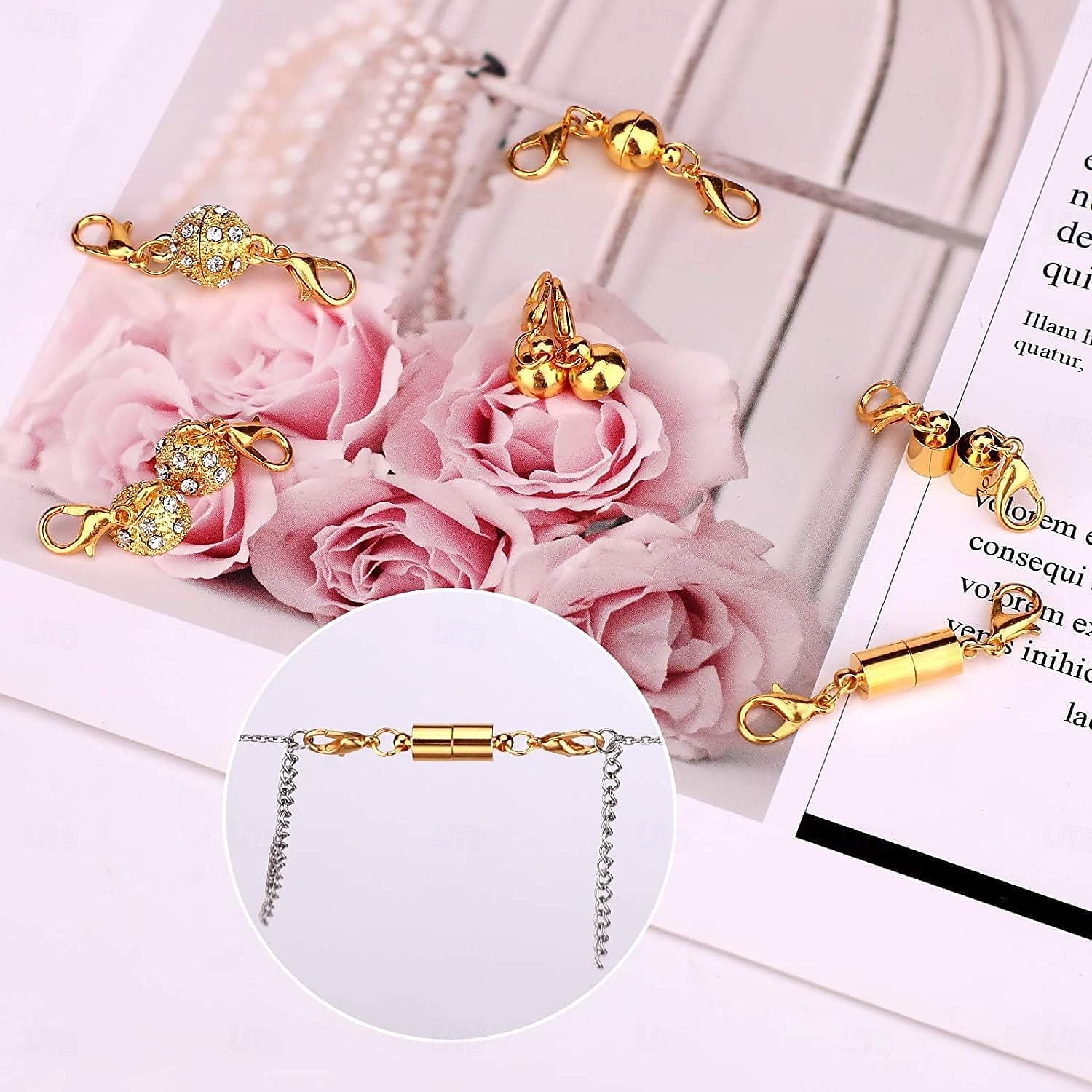 12 Stück/Set magnetische Halskettenverschlüsse und Verschlüsse für Schmuck, starker, sicherer Schnappverschluss, einfach zu verwenden bei Arthritis, DIY-Reparatur, Armbandverlängerungsverbinder 2025 - $13.99 –P4