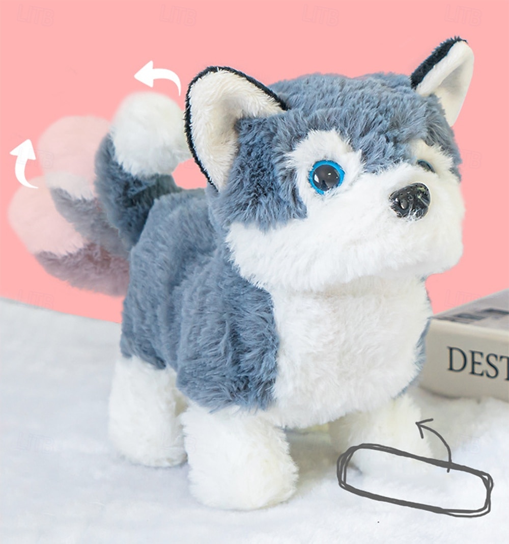 Cane robot, il mio cucciolo robot realistico, giocattolo interattivo per cuccioli che cammina, abbaia, coda di peluche, cane da compagnia per bambini &Giocattolo robotico realistico per adulti che si del 2025 a $23.99 –P5