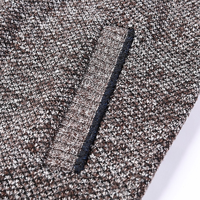 Herren Pullover Strickjacke Gerippt Stricken Normale Oberteile Gestrickt Einfach Stehkragen Aufwärmen Moderne zeitgenössische Lässig Alltagskleidung Bekleidung Frühling & Herbst Weinrot Schwarz M L XL 2025 - $25.99 –P13