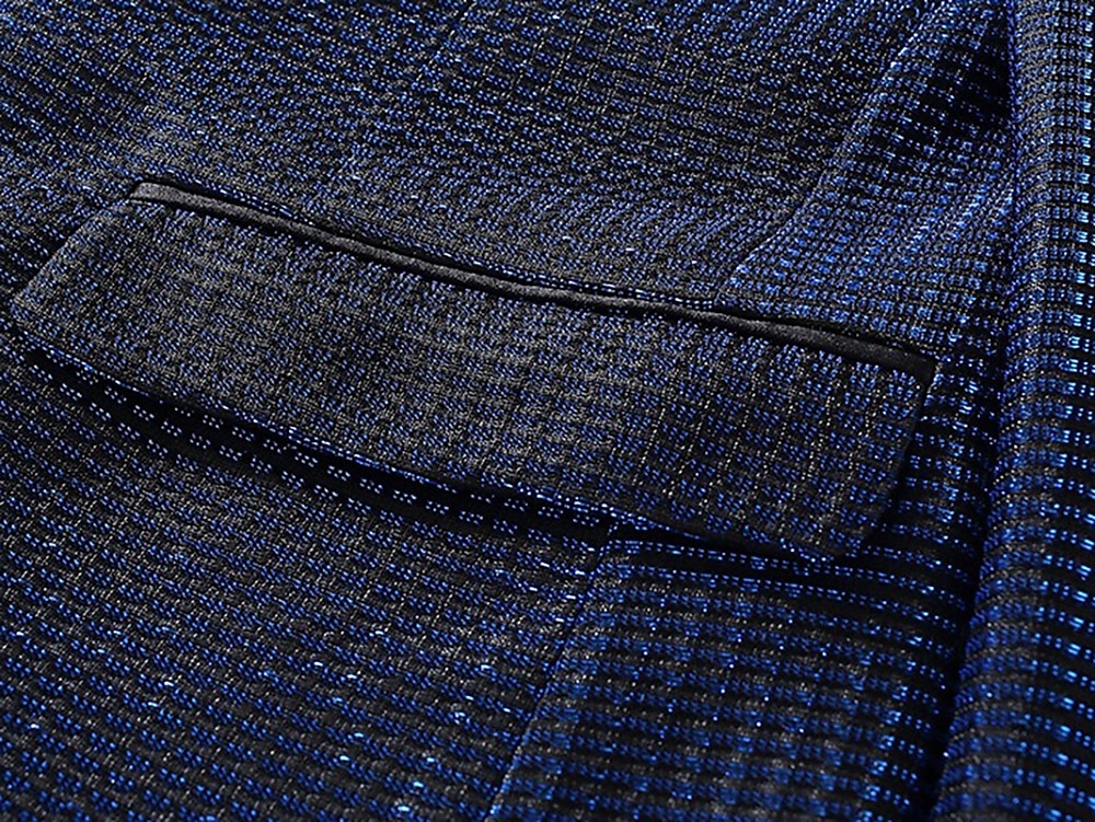 Completi da festa da uomo Smoking Completi di ritorno a casa Argento Nero Punk Disco con Papillon Vestibilità standard 2 pezzi Monopetto a un bottone del 2025 a $99.99 –P9