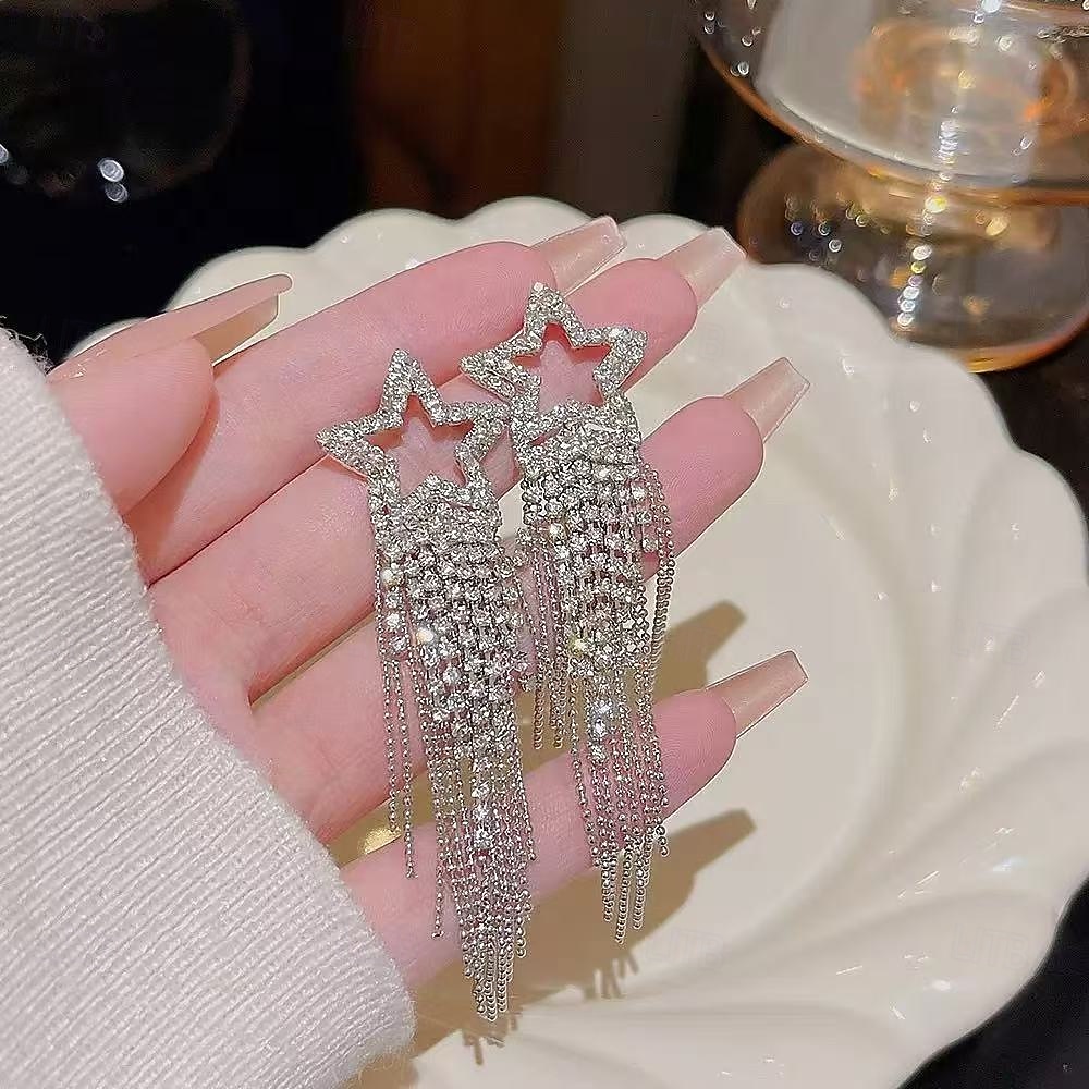 Women's Stud Earrings Tropical Poker Tropical Stylish Earrings Jewelry Silver For Party 2025 - $27.99 –P5