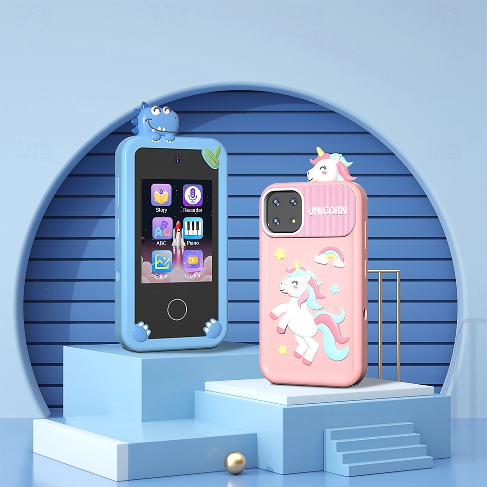 Bursdagsgaver bærbar smarttelefon videoopptak musikkavspilling smarttelefon for barn gaver p1 plus med 8g minnekort 2025 - $114.99 –P2