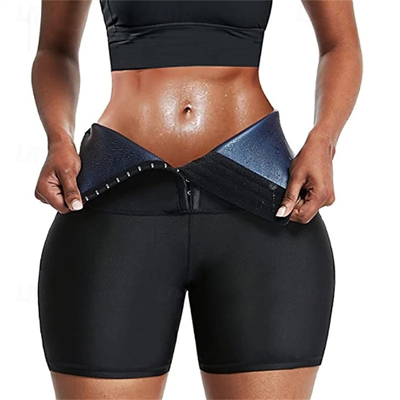 Dam Shorts Damasker Streetwear Ledigt Kort Hög midja Slät Elastisk midja Mateial som andas Elastisk Semester Gata Dagliga kläder Silver Blå Sommar Normal 2025 - $12.99 –P2