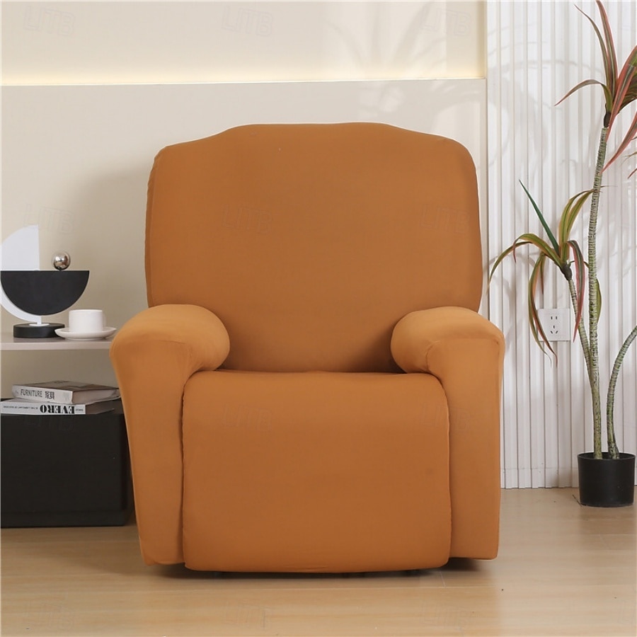4-Piece Elastic Lounge Chair Sofa Cover Set - Functional Slipcovers for Living Room Furniture Protection 2025 - $34.99 –P5