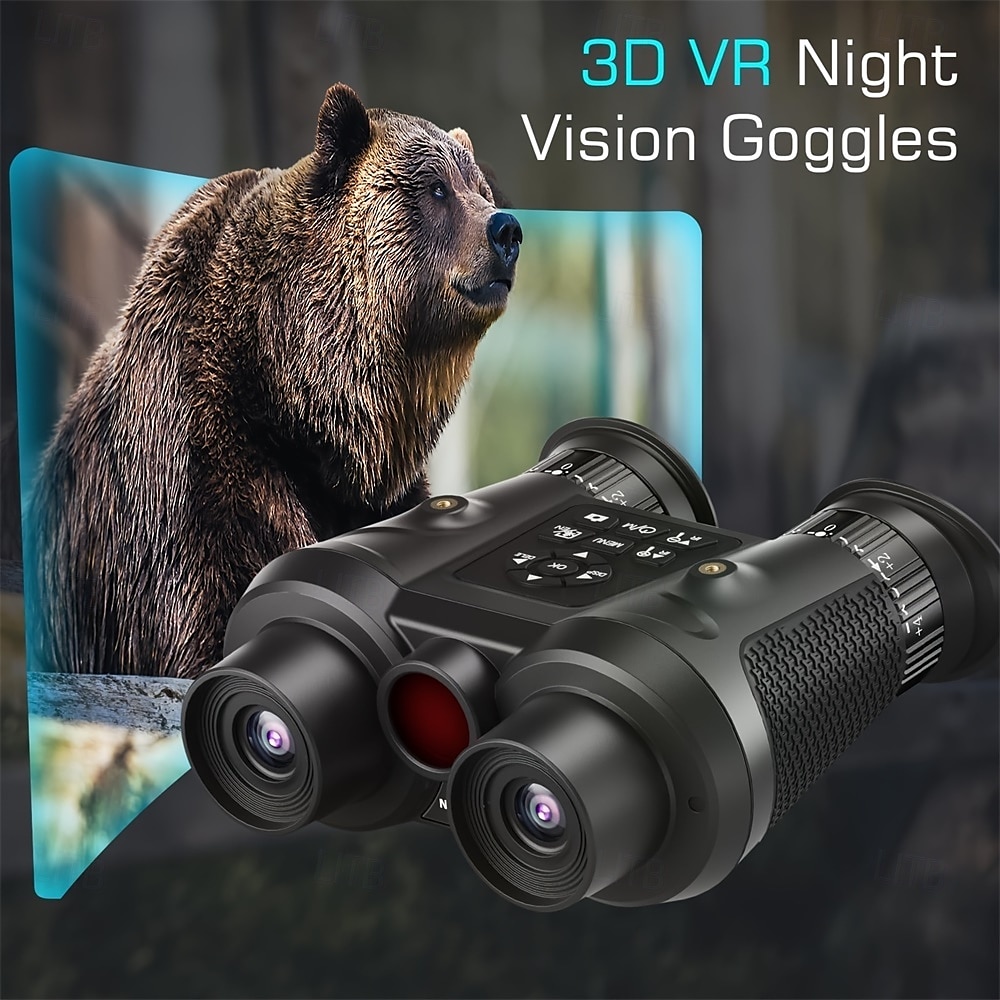 3D VR ультра HD бинокль ночного видения для взрослых - 8K с автоматическим пробуждением, инфракрасный, перезаряжаемый через USB, 6-кратный оптический зум, большой объектив 25 мм, идеально подходит для 2025 - $489.19 –P2