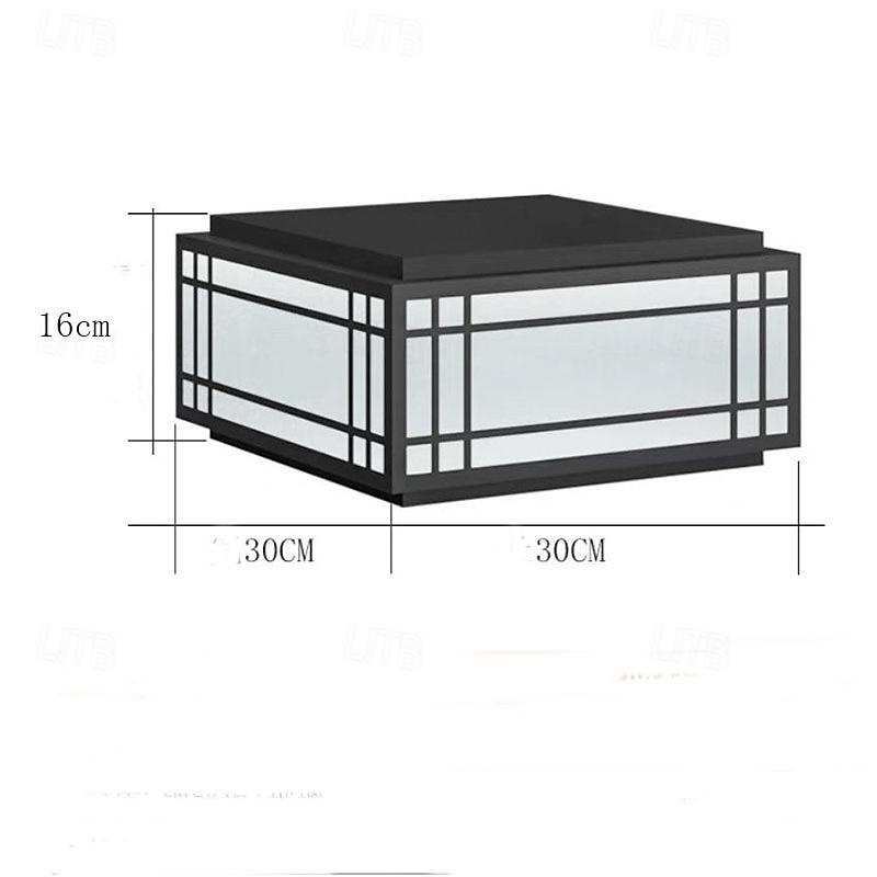 2026年 屋外ポストライト器具 モダンな庭の入り口 屋外柱ライト 金属製ハウジング パティオ柱ライト 110-240V 5W  コレクション – $227.29 –P1