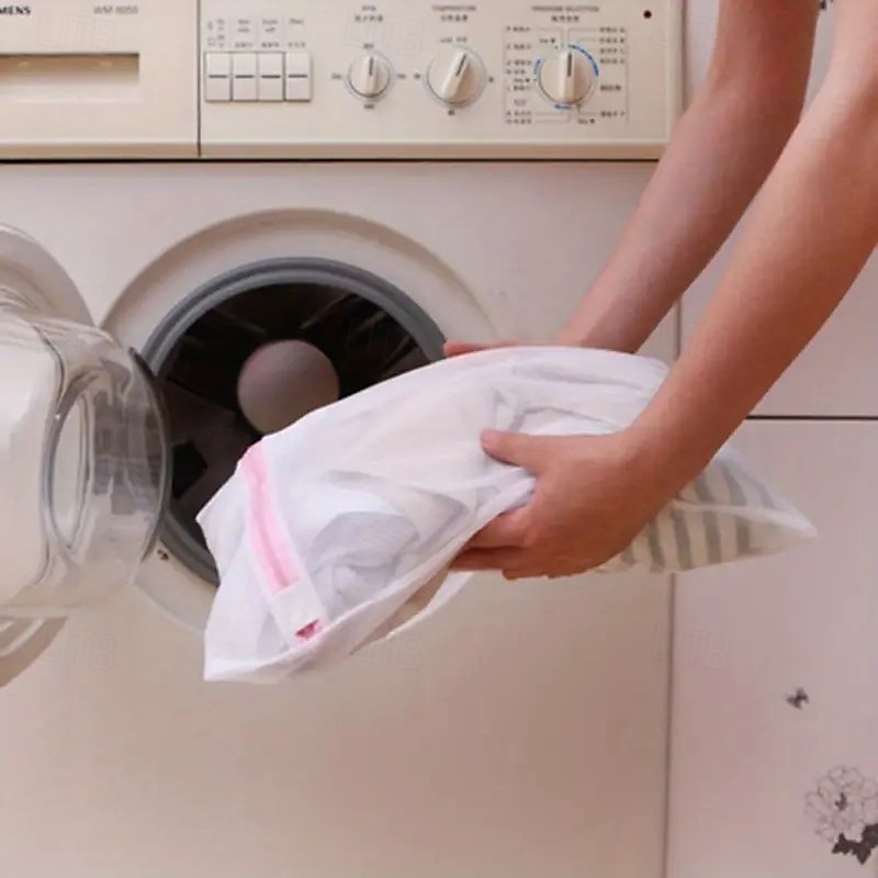Lot de 4 sacs à linge en filet à fermeture éclair durables, sacs de lavage de protection pour linge délicat, sous-vêtements, vêtements, compatibles avec les machines à laver de 2025 ? $9.99 –P6