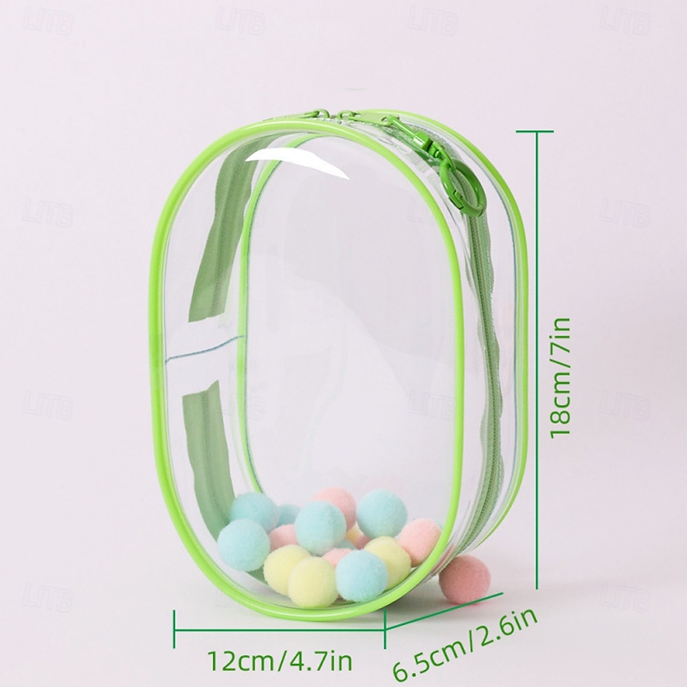 Clear Bag Keychain For 17/15cm Plush Doll(NO DOLL)Hanging Display CaseProtective CasePlastic PVC Storage Box (Clear Bag) 2025 - $13.99 –P11