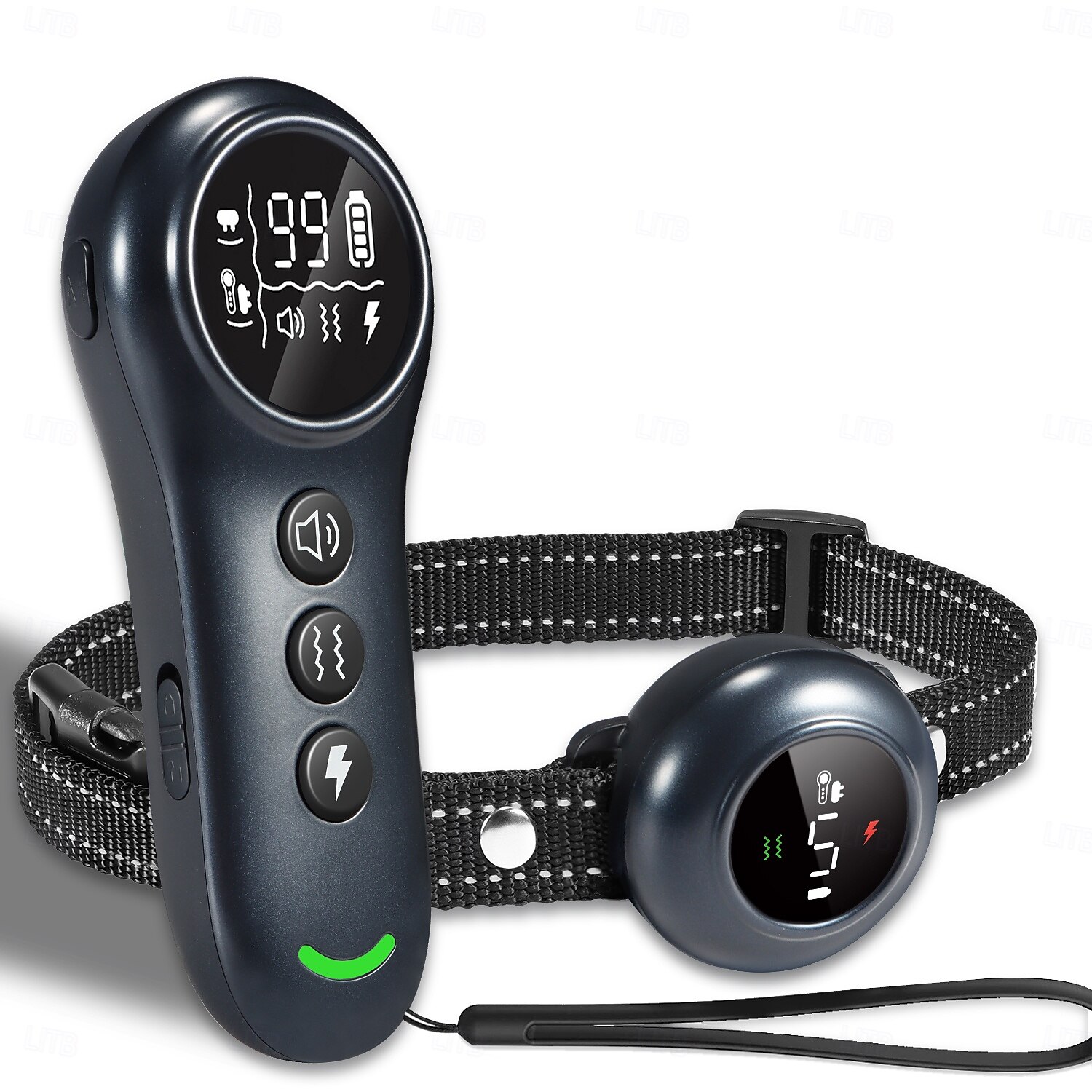 Collare di addestramento per cani 2 in 1 con telecomando, antiabbaio automatico, collare antiabbaio intelligente, collare antiabbaio automatico, collare elettronico ricaricabile impermeabile IP67. del 2025 a $76.99 –P1