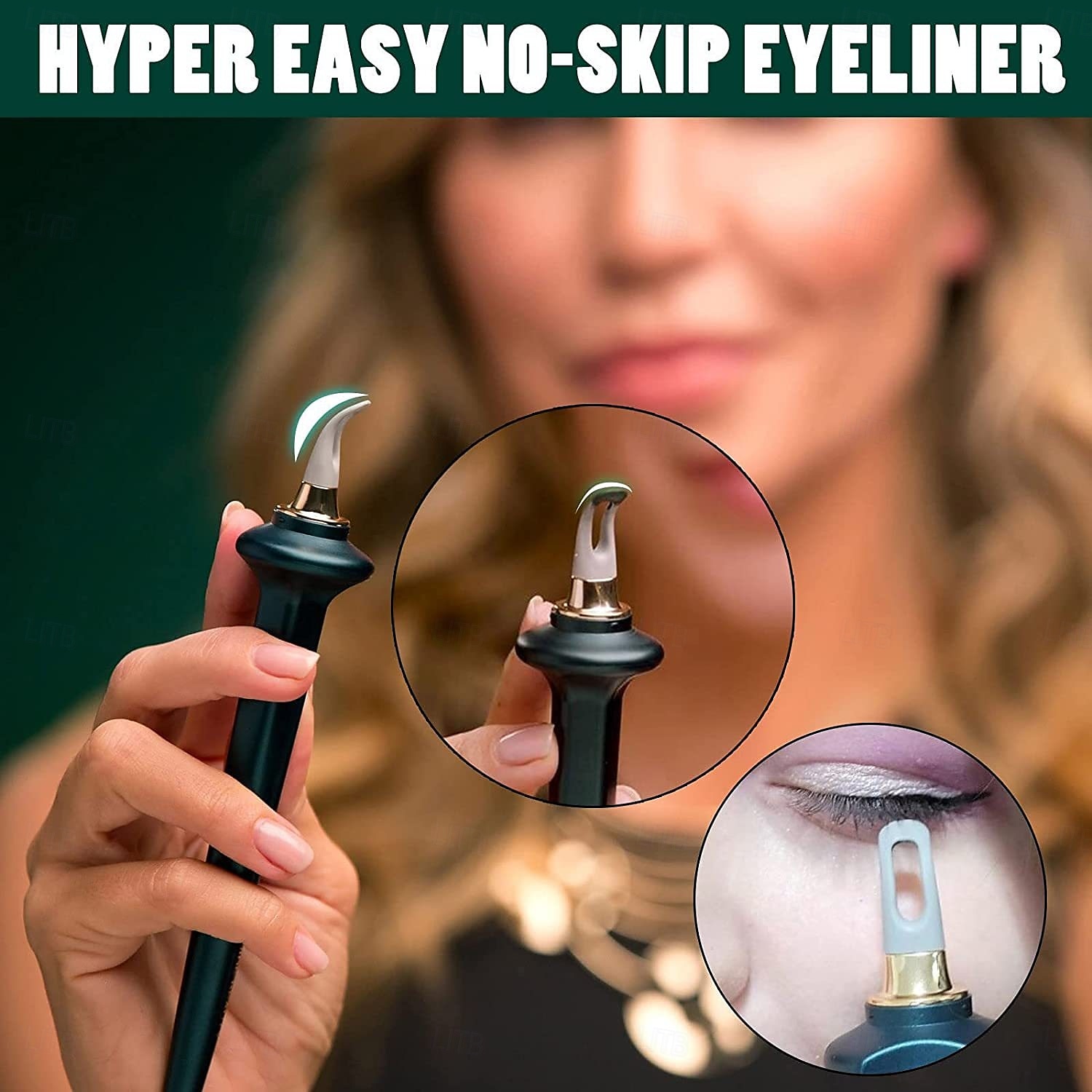 arcbelle Eyeliner-Set – Mehrzweck-Make-up-Anwendungstool, leicht aufzutragender Eyeliner-Stift mit Silikon-Tool für präzises Auftragen von Augen und Lippen 2025 - $15.99 –P6