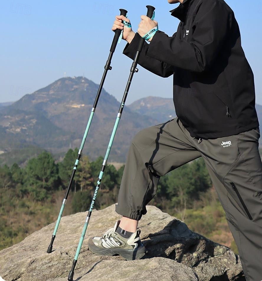 Walking Stick Trekking Poles Collapsible Hiking Poles - Carbon Fiber, Trekking Sticks, Antishock and Quick Lock System, Telescopic, Collapsible, Ultralight 2026 - $42.99 –P1