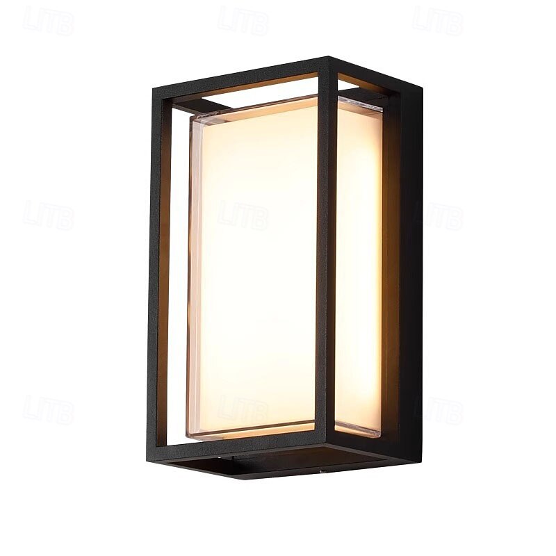 Lampada da parete a LED impermeabile per esterni in lega di alluminio e vari stili di lampada da parete moderna per cortili di ville del 2025 a $116.99 –P10