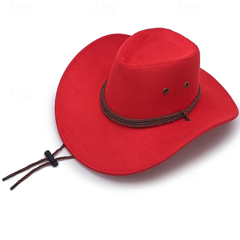 pánský sluneční klobouk, westernový kovbojský klobouk se širokou krempou, jezdecký klobouk, kempingový klobouk, outdoorový klobouk 2025 - $14.99 –P4