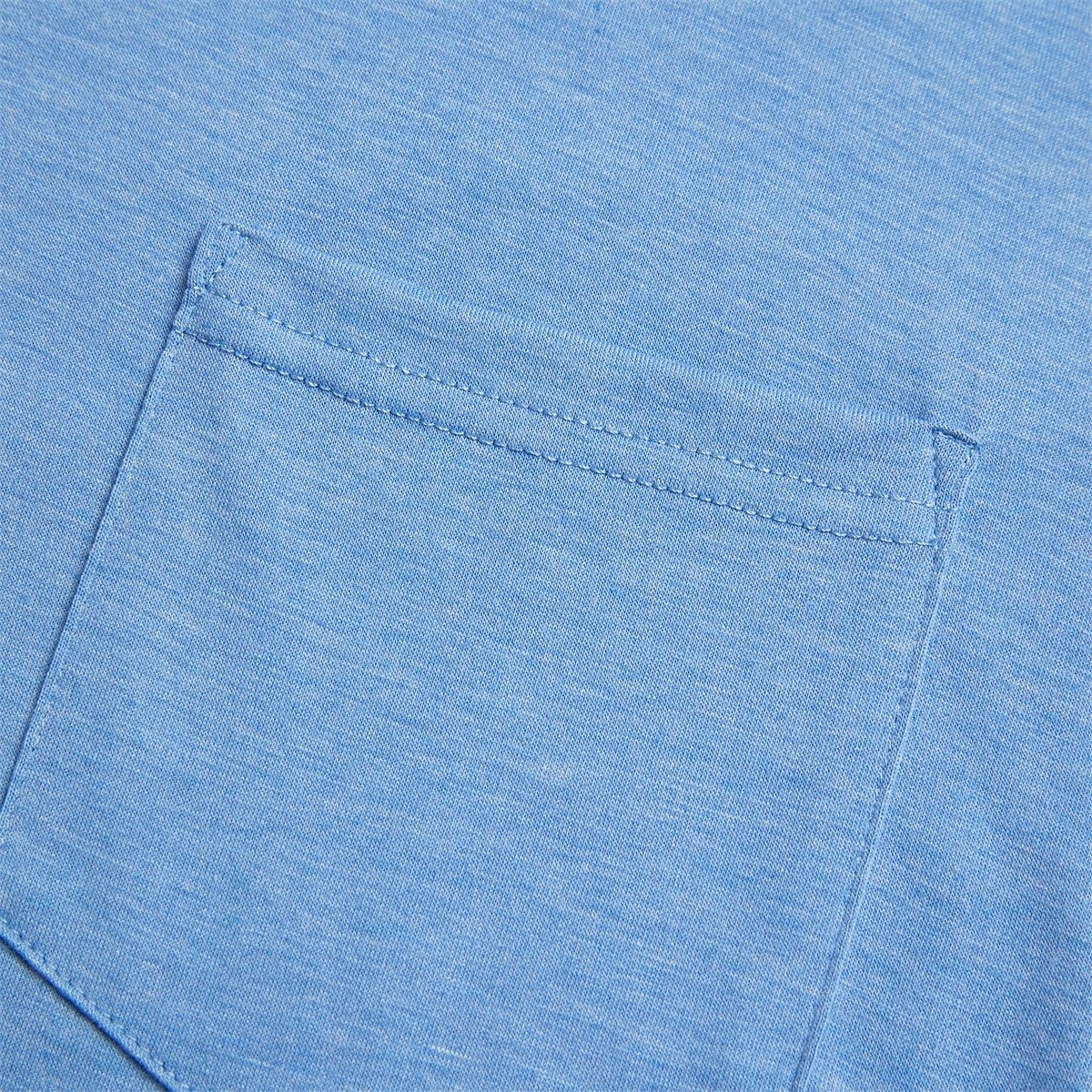 Pánské Tričko Henley Tričko Top Krátký rukáv Bez vzoru Módní Designové Základní Kapsy Knoflíky Henley Dovolená ulice Jdeme ven Léto Vodní modrá Černá Šedá Tričko Henley 2026 - $20.99 –P10