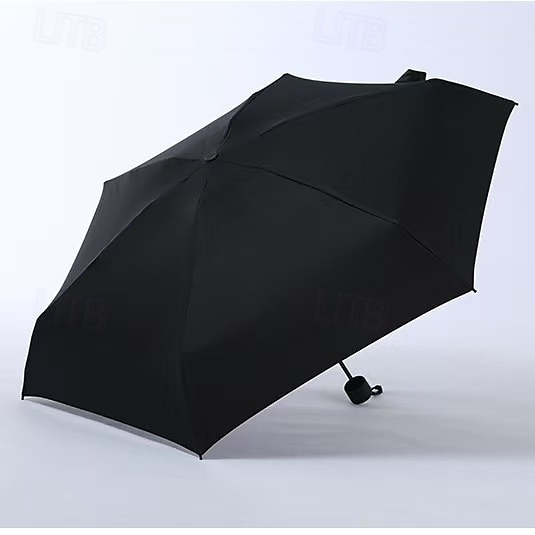Compact Travel Umbrella, Windproof 5-Layer Frame, Quick-Dry Lightweight Folding Umbrella with Gift Box, Portable All-Weather Protection, Fits Bag and Purse 2025 - $18.99 –P1