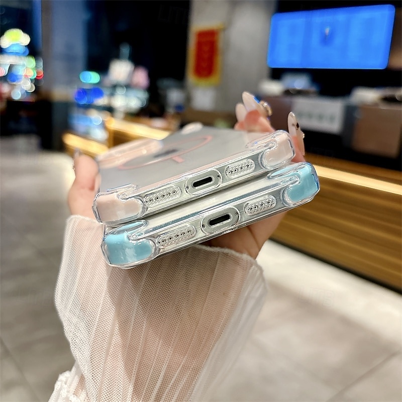 telefono Custodia Per iPhone 16 15 14 Pro Max Plus 13 12 11 Pro Max Custodia ad adsorbimento magnetico Custodia Portafoglio Magnetico Resistente agli urti Cane TPU del 2025 a $9.99 –P4