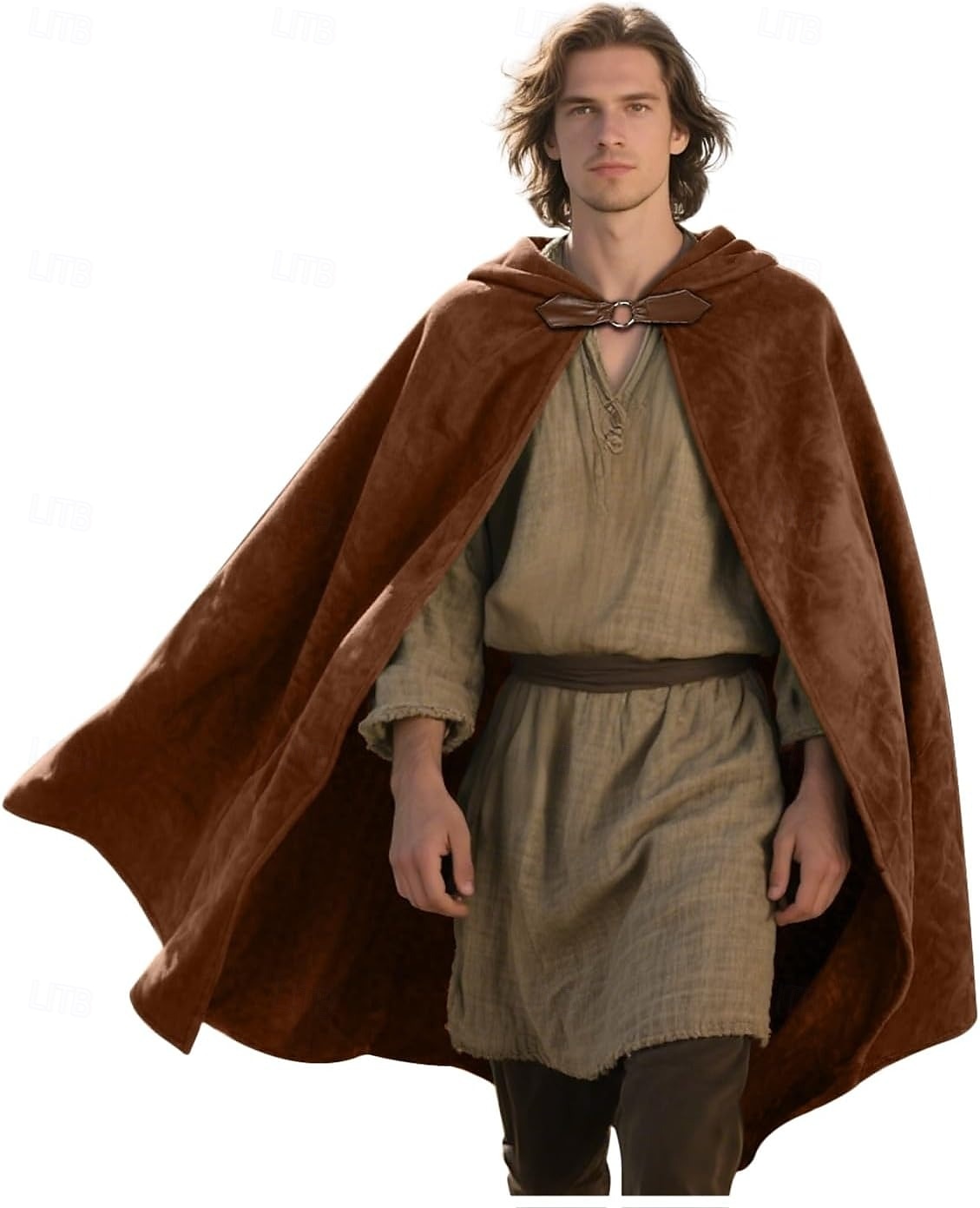 Medieval Traje de sudaderas con capucha Normal Moda Sin Cuello Adultos Adulto Capa Todas las Temporadas 2025 - $14.99 –P2