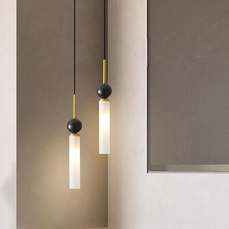 Κρεμαστό φωτιστικό από φυσικό/μαύρο μάρμαρο από ορείχαλκο ρυθμιζόμενο κρεμαστό φωτιστικό από σύρμα μοντέρνο μινιμαλιστικό φωτιστικό από ορείχαλκο με σώμα, ψηλή οροφή για υπνοδωμάτιο και σαλόνι 2026 - $143.99 –P4