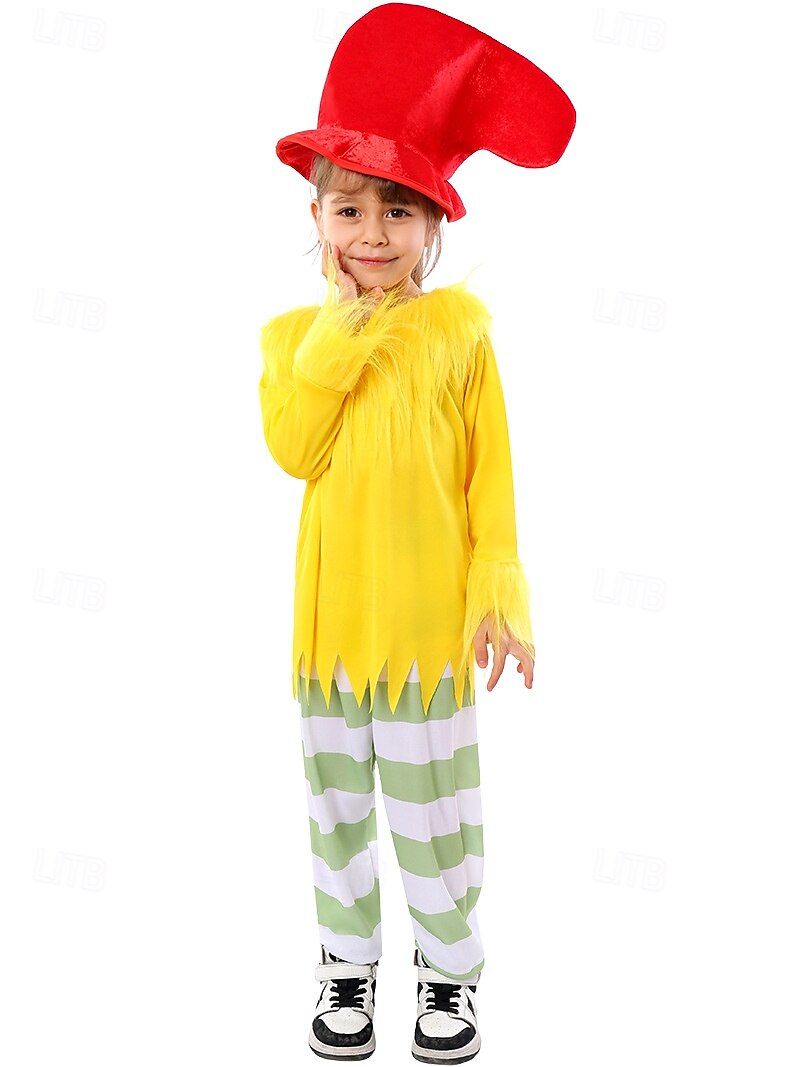 Zelená vejce a šunka Sam Já Jsem Kostým Postavy z pohádek cosplay Filmové kostýmy for Chlapecké Dívčí Děti předvečer Všech svatých Karneval Světový den knihy Výkon Vzdělávací převlékání Školní akce 2025 - $36.99 –P4