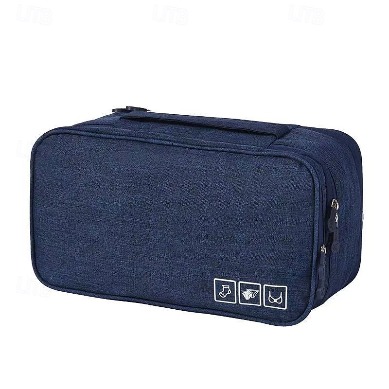 bolsa de viagem para guardar sutiãs e meias, organizador leve multicamadas com fecho de zíper, tecido durável, roxo, lavável à mão, várias cores disponíveis de 2025 por $15.49 –P8