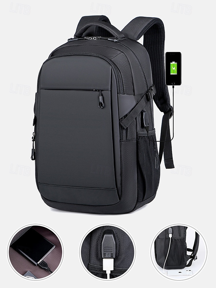 Sac à dos étanche pour ordinateur portable avec chargeur USB, compartiments multiples, système antivol et sangle de bagage, idéal pour les voyages d'affaires et les loisirs, idéal pour les étudiants et les professionnels. de 2025 ? $42.99 –P3