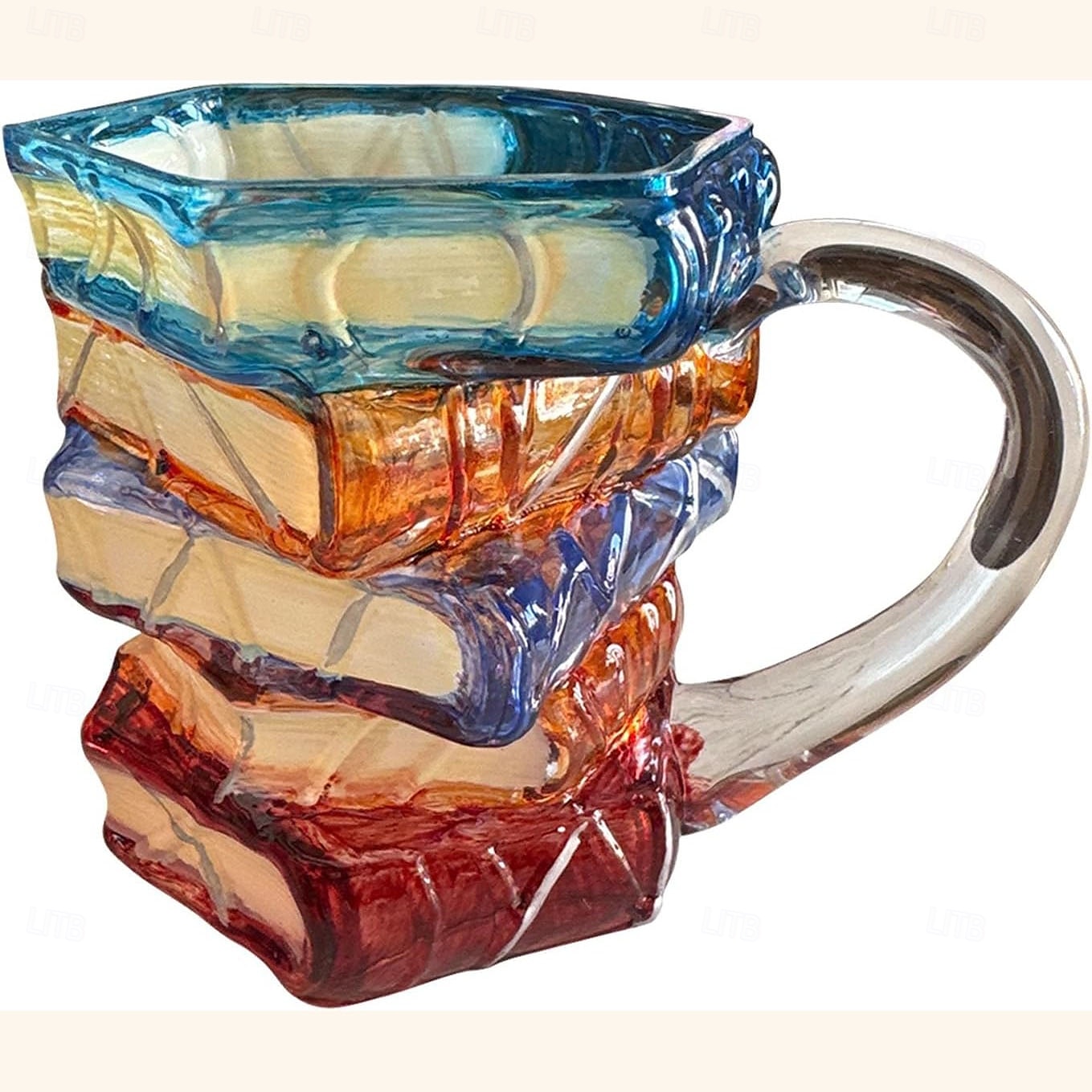 cană cu carte pictată, căni de cafea inedite pentru iubitorii de cărți, cadouri pentru femei, căni de cafea unice, 11 oz, pahare drăguțe și amuzante, cu tematică literară, viermi de cărți, cititori, 2025 - $23.99 –P1