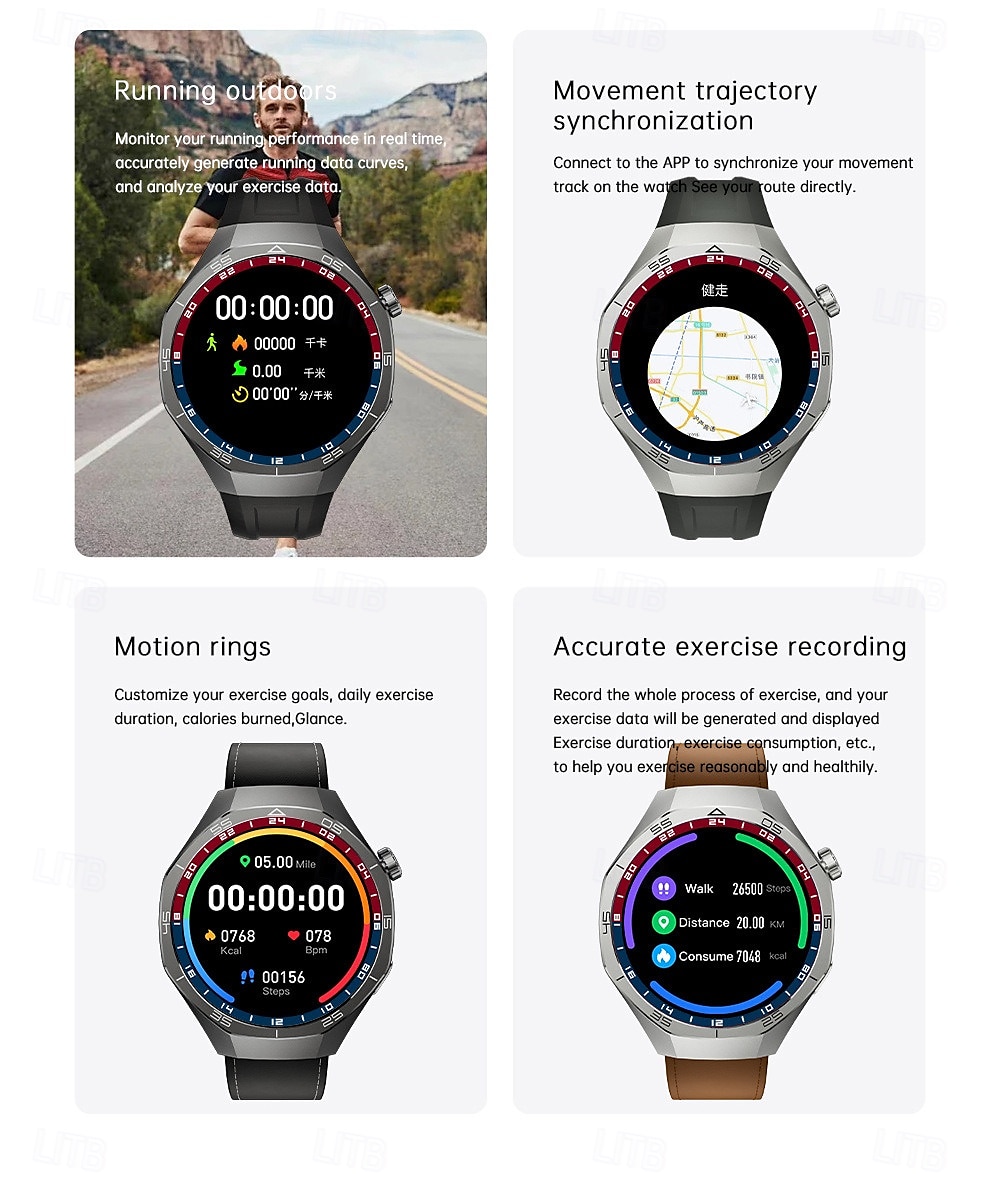 C15Pro Smart Watch 1.52 Inch HD AMOLED Screen NFC Tracker Bluetooth Call Health Monitoring Watch 2025 - $31.99 –P8