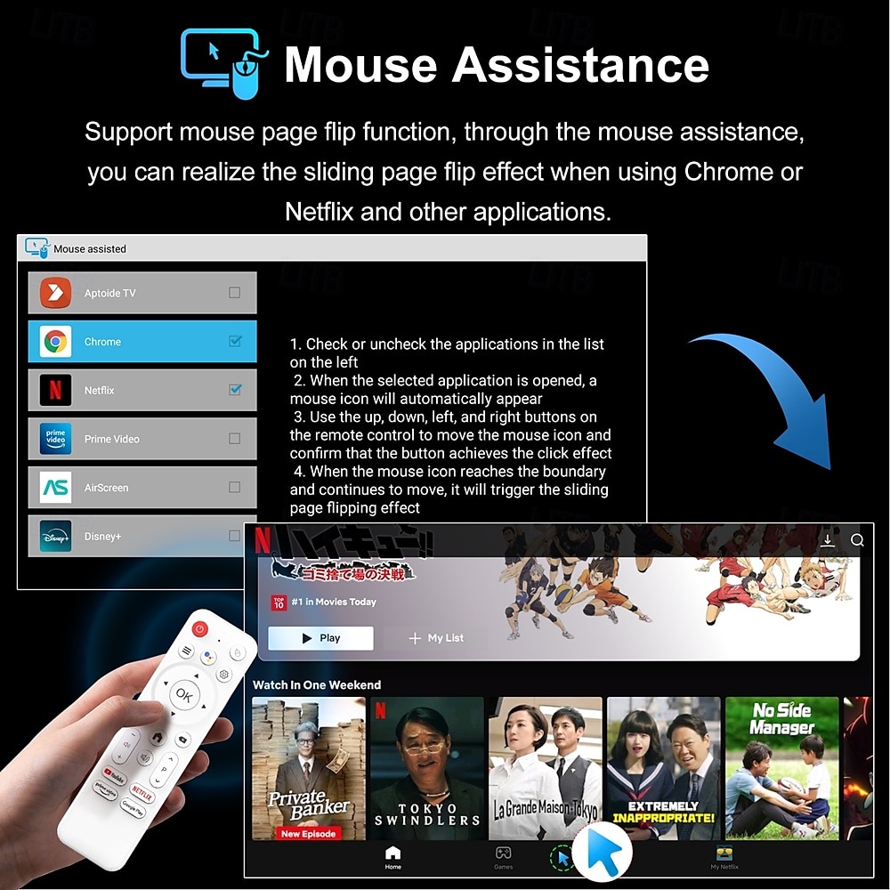 2025 новый h96 max rk3518 dongle mini tv stick android 14 smart tv box android14 2gb 16gb 8gb wifi6 bt 4k hd google voice media playerс голосовым гироскопом пульт дистанционного управления 2025 - $33.99 –P6