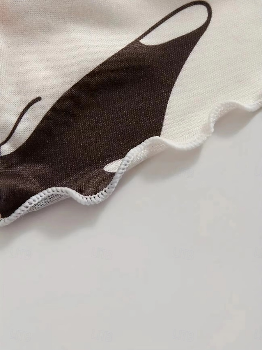 Dame Pyjamas Sett Fritid Komfort Sommerfugl Elastisk midje Stropp Topp Shorts Hjem Daglig Langermet stropper Rosa Blå Beige Sommer Normal 2025 - $13.99 –P12
