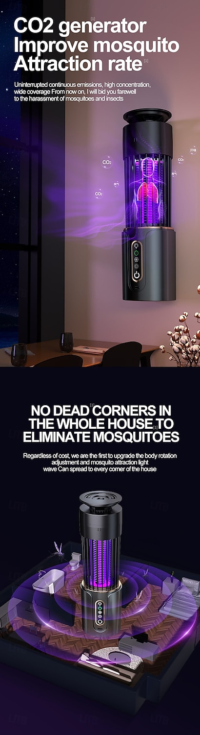 Mosquito Killer Lamp Insect Fly Trap Camping Lantern USB Timing Electric Mosquito Swatter Outdoor Insect Killer Repellent 2026 - $27.99 –P4