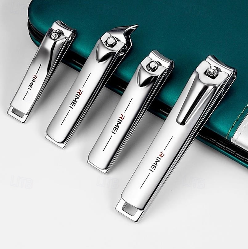 Sada nůžek na nehty rimei 15dílná, profesionální sada na kleštičky na nehty, sada na manikúru s přenosným koženým pouzdrem, sada na manikúru a pedikúru z nerezové oceli, sada na péči o nehty 2026 - $63.99 –P8