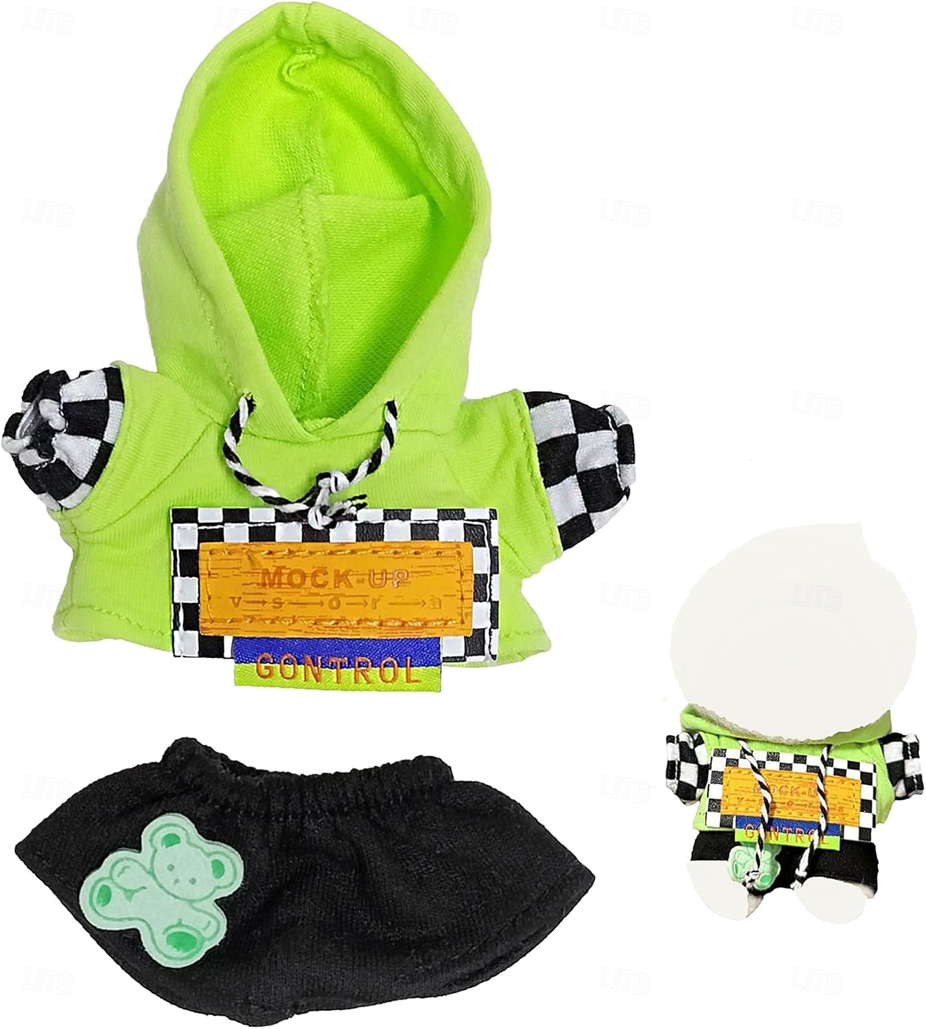 roupas para boneca de 17 cm (sem boneca) conjunto de roupas para boneca de 17 cm com acessórios conjunto de vestir estiloso para a boo-boo de 2025 por $15.49 –P4