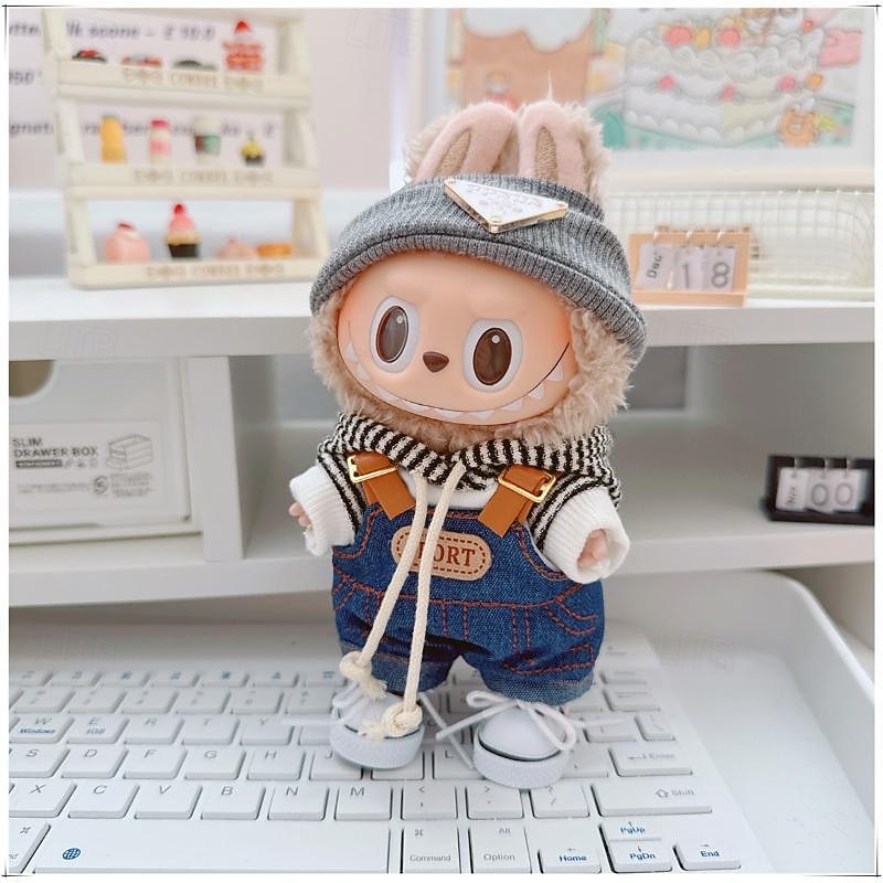 17 cm vinyl dockkläder tillbehör för 6,7 tum handgjorda virkade kläder för vinylfigur modekläder unik stil (endast outfit) 2025 - $22.99 –P1