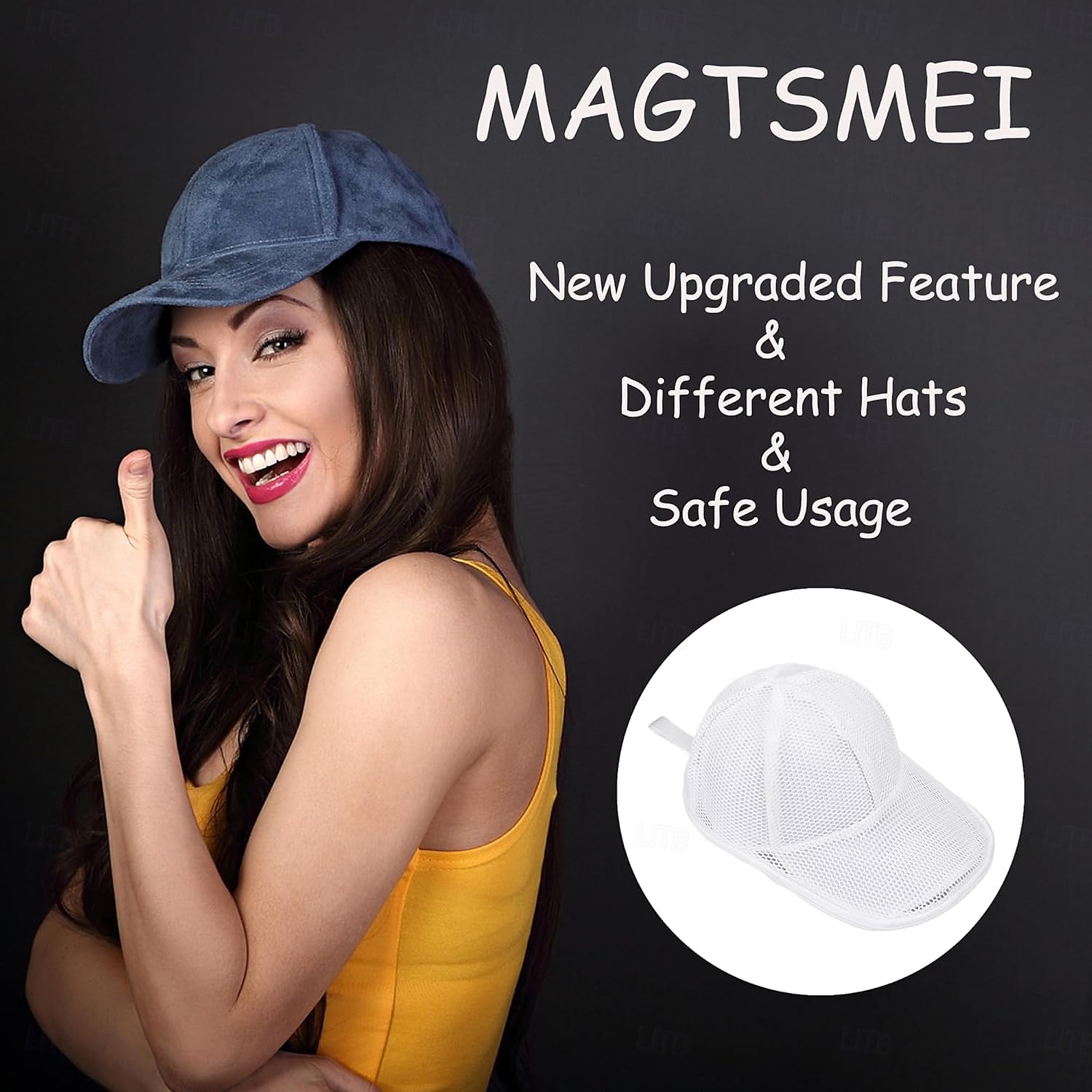 Hat Washer Cage for Baseball Caps, Foldable Hat Washing Protector Bag for Washing Machine, Anti-Deformation Hat Cleaner Laundry Bag, 1 Pack 2026 - $15.99 –P6