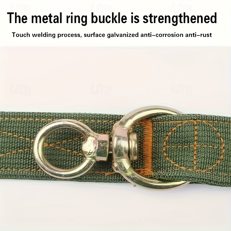 cavezza per bestiame in tela resistente, collare per collo di mucca rinforzato a quattro strati, collare in tela resistente con corda e bullone per mucche, pecore, cani e cavalli del 2025 a $9.49 –P1